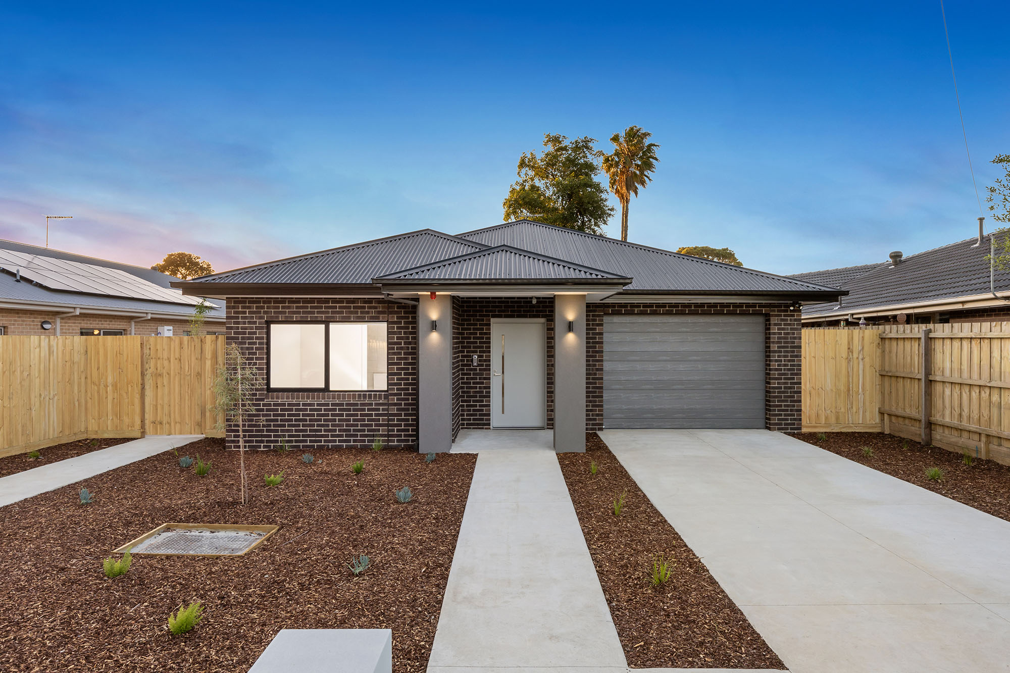 Front façade of the Specialist Disability Accommodation home on Jillian Street, Cranbourne