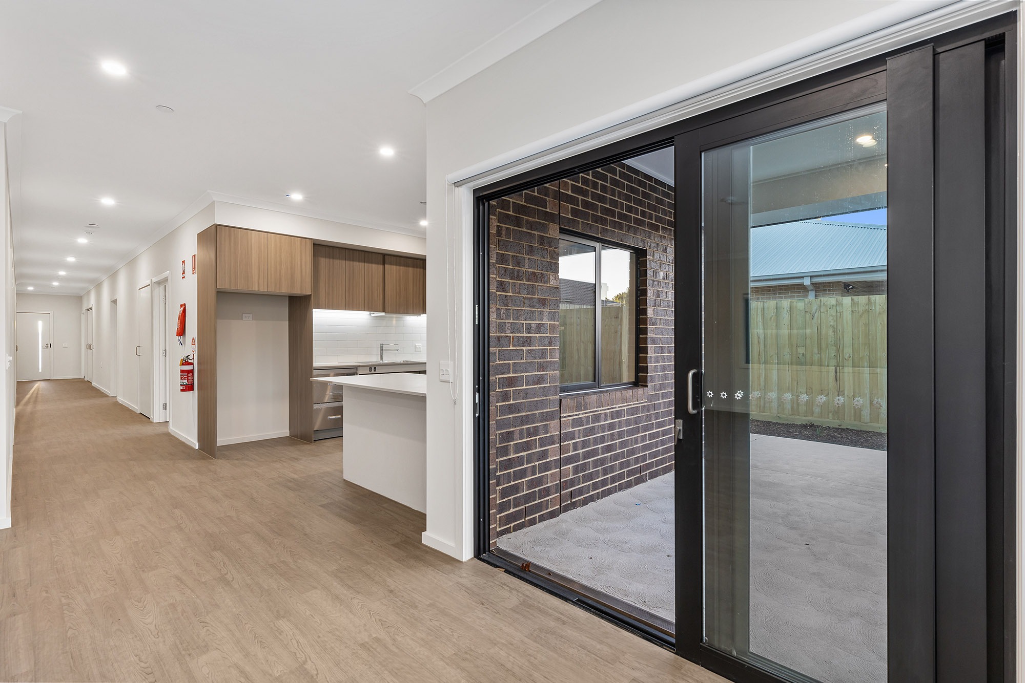 08 jillian street cranbourne alfresco kitchen hallway